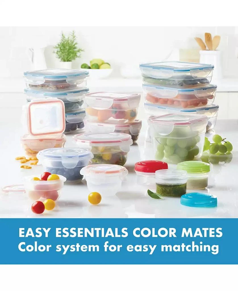 商品Lock & Lock|Easy Essentials Color Mates 36-Pc. Food Storage Container Set,价格¥564,第3张图片详细描述