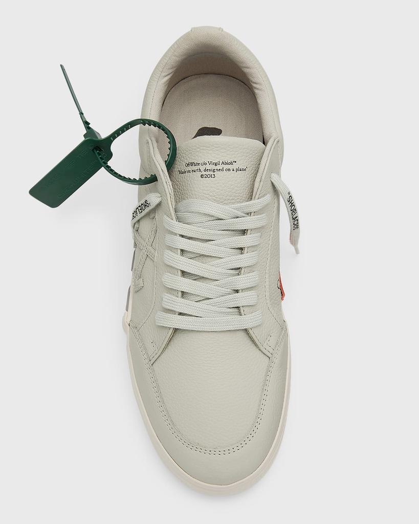 商品Off-White|Men's Low Vulcanized Leather Low-Top Sneakers,价格¥3689,第7张图片详细描述