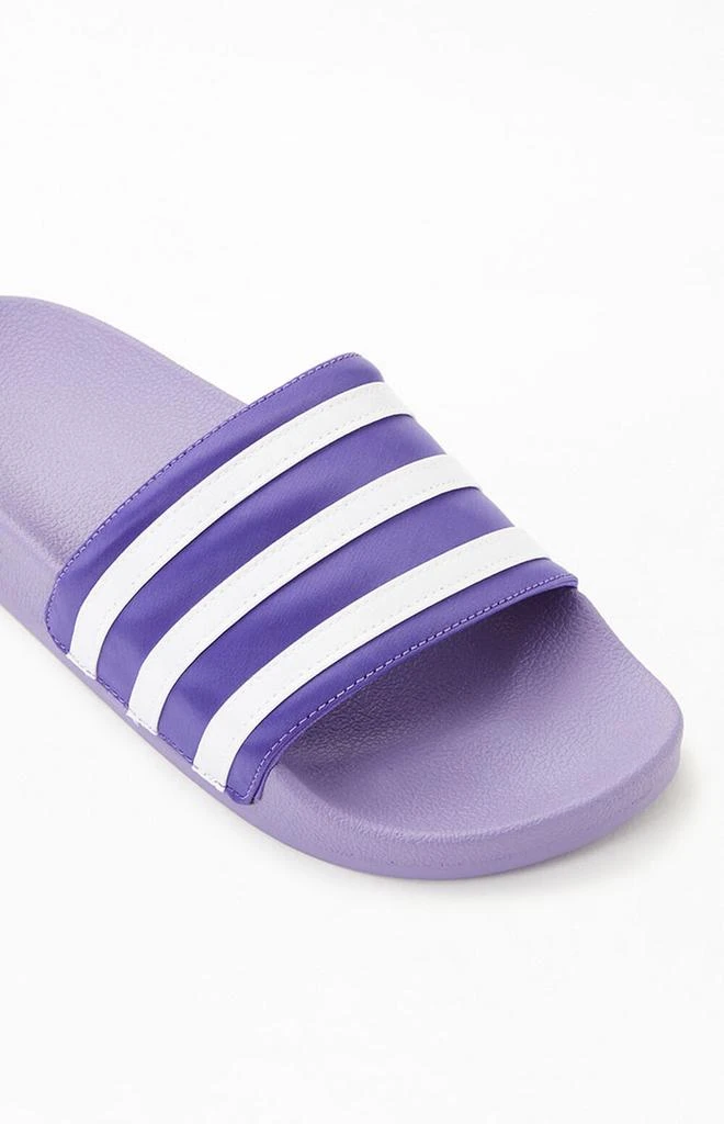 Women's Purple Adilette Slide Sandals 商品