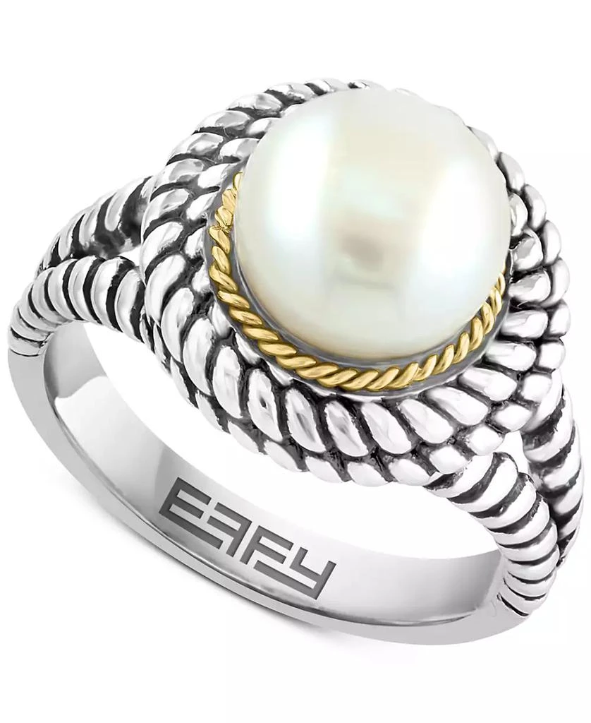 商品Effy|EFFY® Freshwater Pearl (9mm) Statement Ring in Sterling Silver & 18k Gold-Plate,价格¥1044,第1张图片