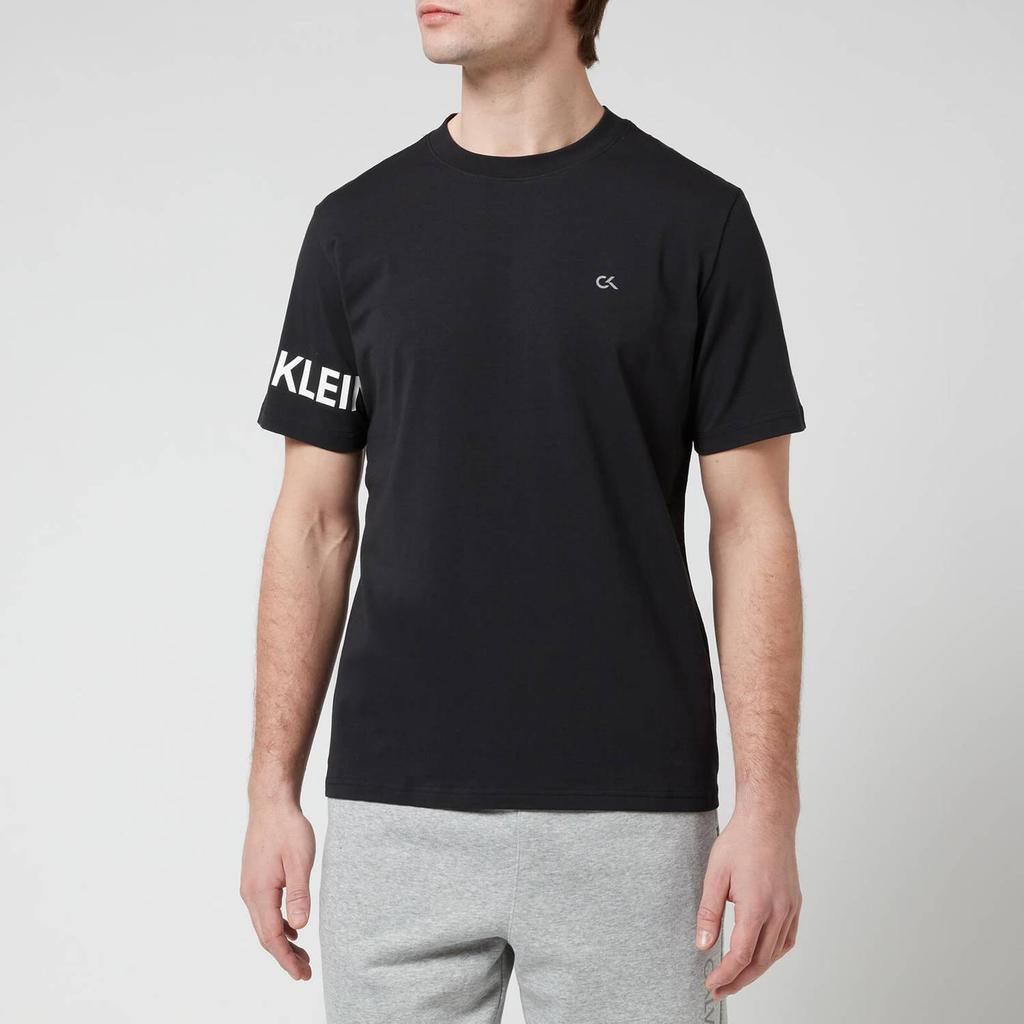 Calvin Klein Performance Men's Sleeve Logo T-Shirt - Black商品第1张图片规格展示