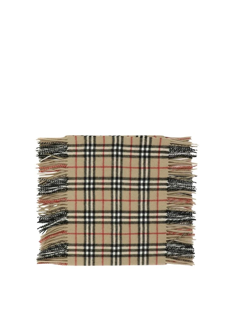 商品Burberry|Check Cashmere Happy Scarf Scarves Beige,价格¥2136,第1张图片