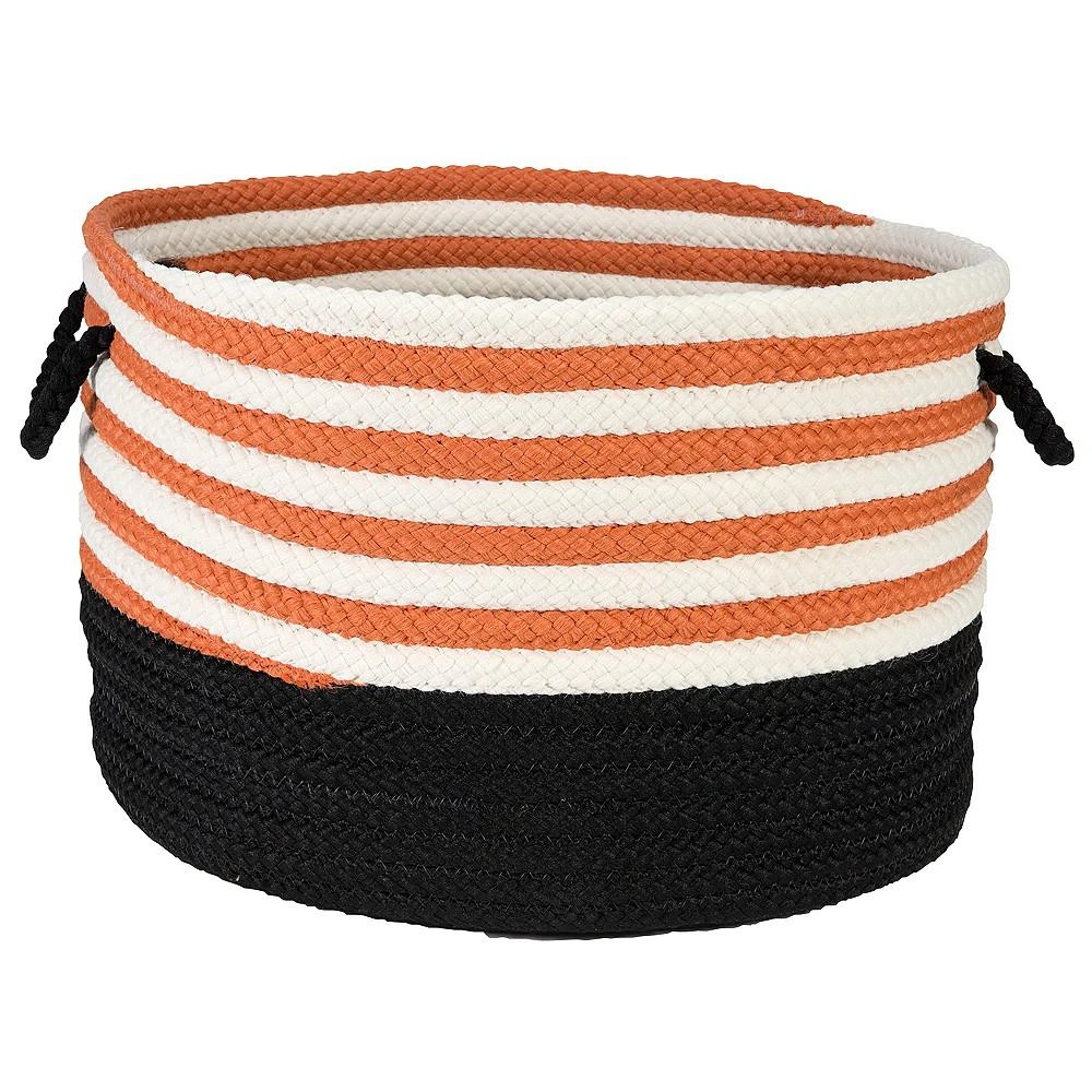 商品Colonial Mills|Candy Swirl Braided Storage Basket,价格¥1221,第1张图片