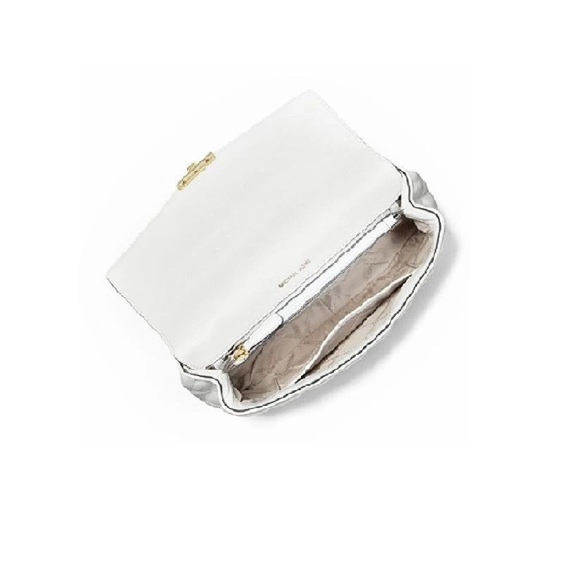 MK 女包 迈克·科尔斯 MICHAEL KORS 女士皮质单肩斜挎包白色 30S1G1SL7Y OPTIC WHITE 白色 中号 商品