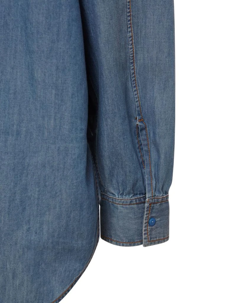 商品ERMANNO|Lvr Exclusive Light Denim Shirt,价格¥3451,第5张图片详细描述