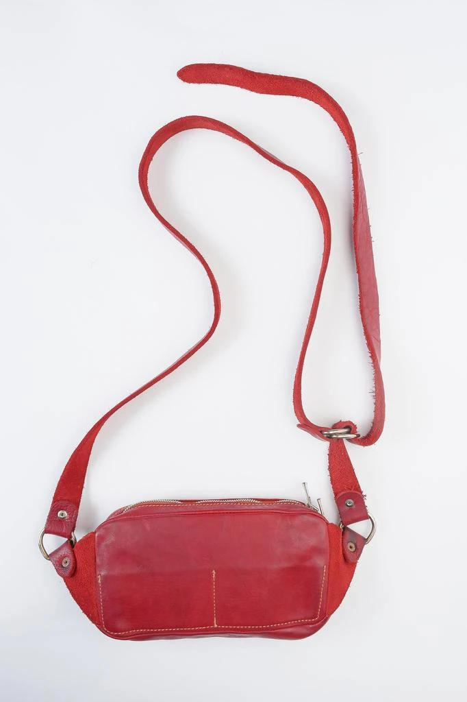 商品guidi|GUIDI BV04 Red Soft Horse FG Fanny Pack,价格¥6422,第4张图片详细描述