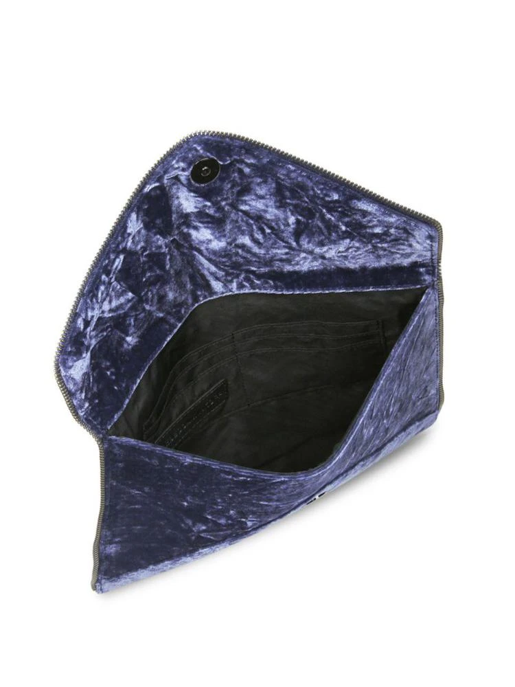 商品Rebecca Minkoff|Leo Crushed Velvet Envelope Clutch,价格¥285,第2张图片详细描述