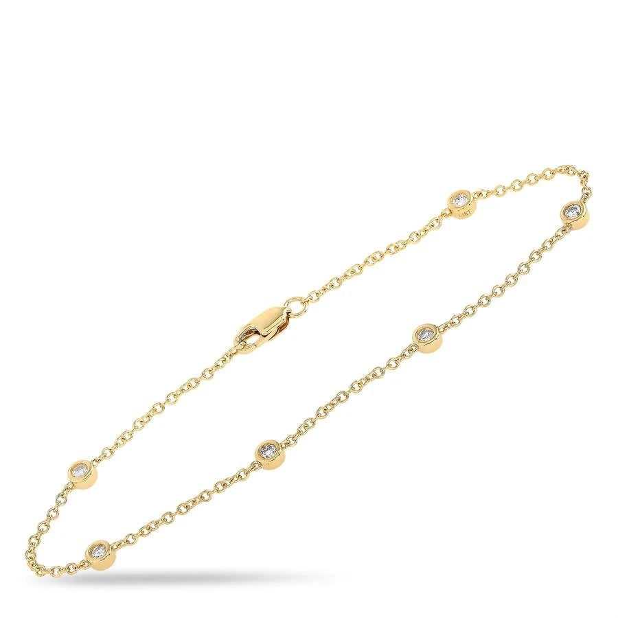 商品LB Exclusive|LB Exclusive 14K Yellow Gold 0.25 ct Diamond Bracelet,价格¥3563,第1张图片