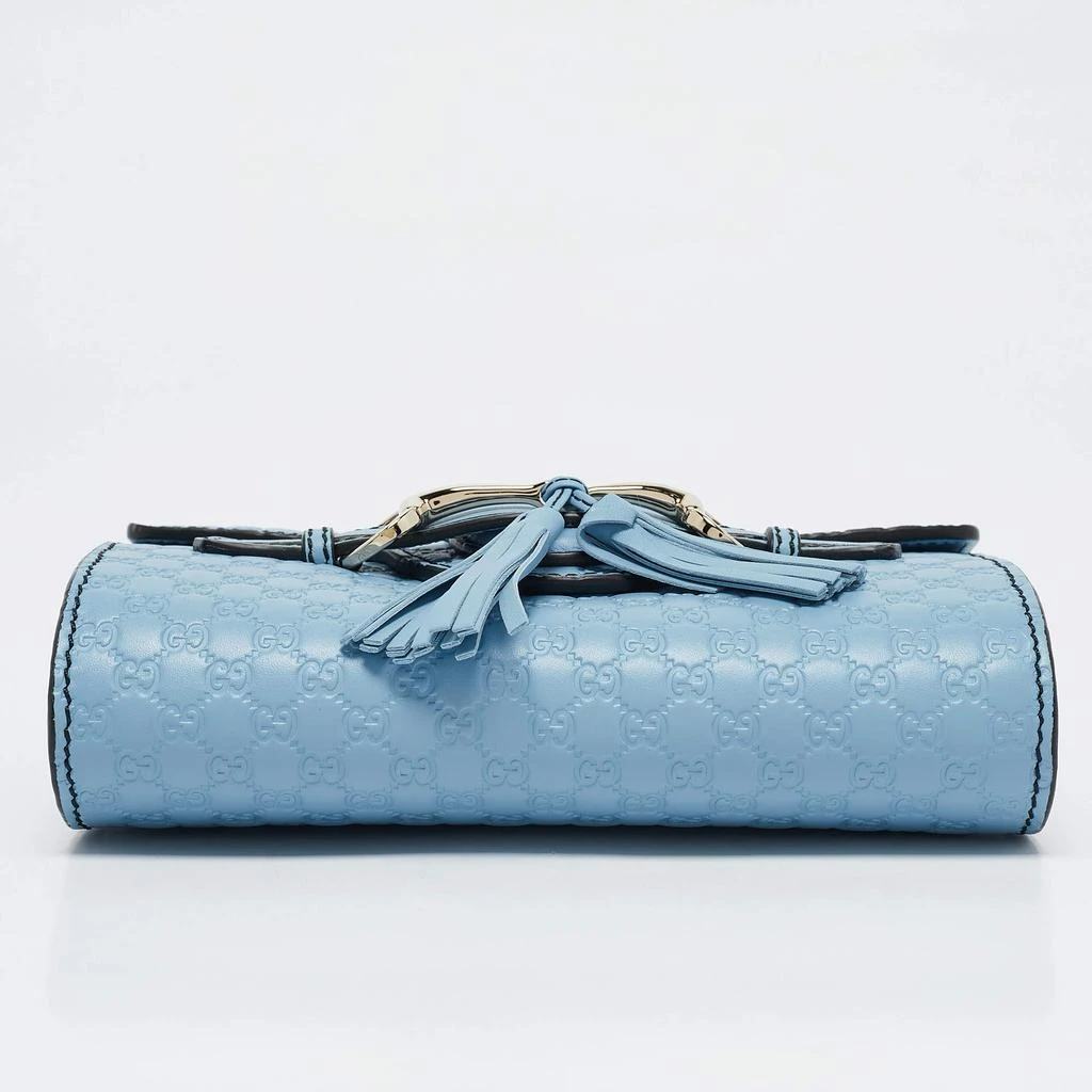 Gucci Light Blue MIcroguccissima Leather Mini Emily Chain Shoulder Bag 商品