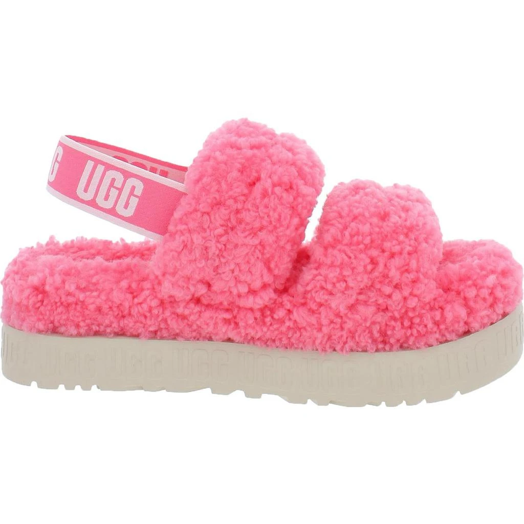 商品UGG|Ugg Womens Oh Fluffita Sheepskin Flatform Slingbacks,价格¥345,第3张图片详细描述