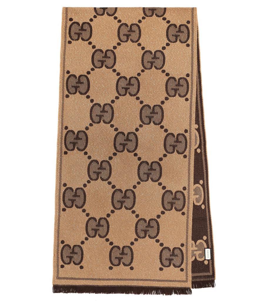 商品Gucci|GG wool jacquard scarf,价格¥3181,第1张图片