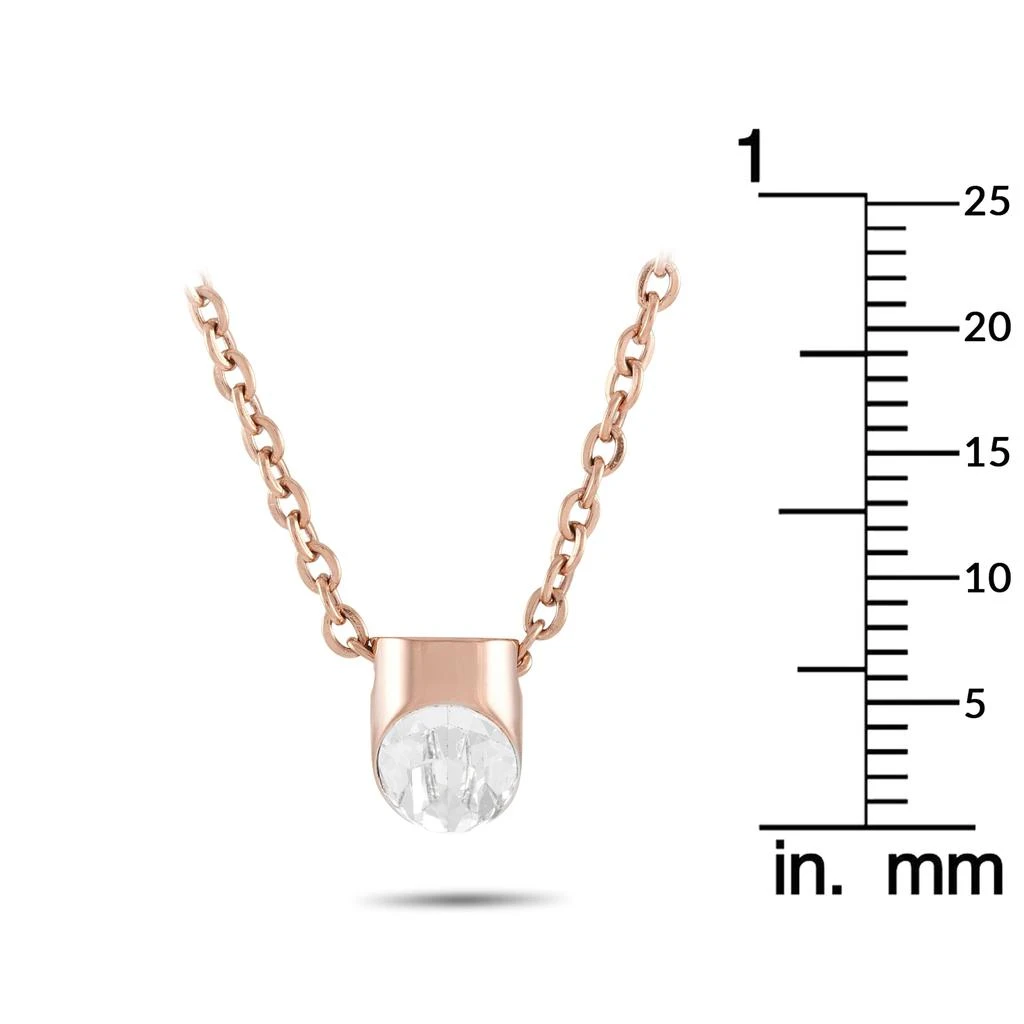 商品Calvin Klein|Brilliant Rose Gold PVD-Plated Stainless Steel White Crystal Necklace,价格¥190,第4张图片详细描述