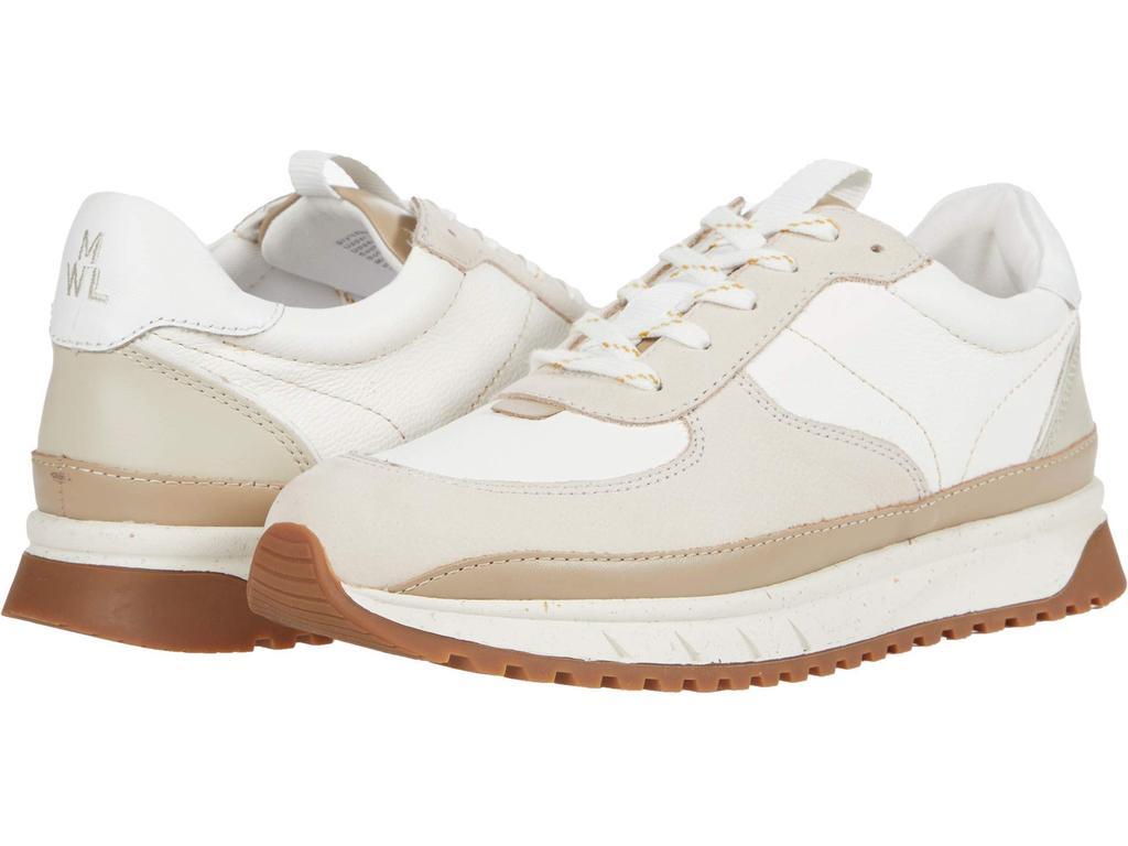 商品Madewell|Kickoff Trainer Sneakers in Neutral Colorblock Leather,价格¥717,第1张图片