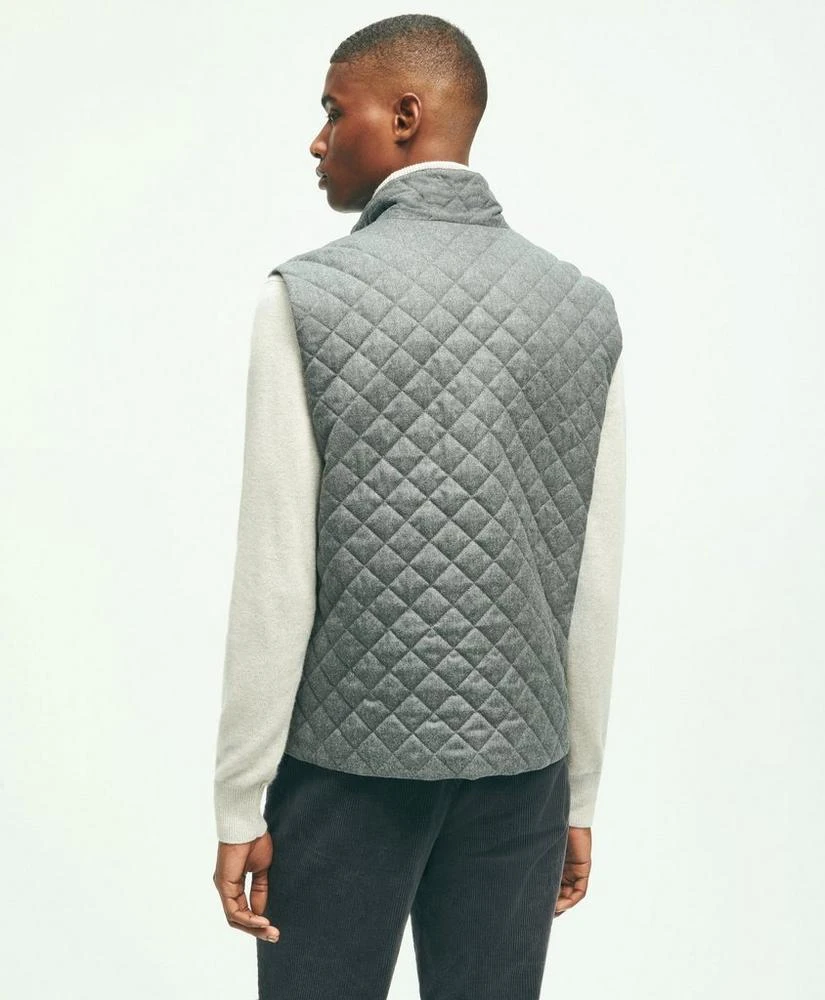 商品Brooks Brothers|Wool Down Diamond Quilted Vest,价格¥1916,第3张图片详细描述