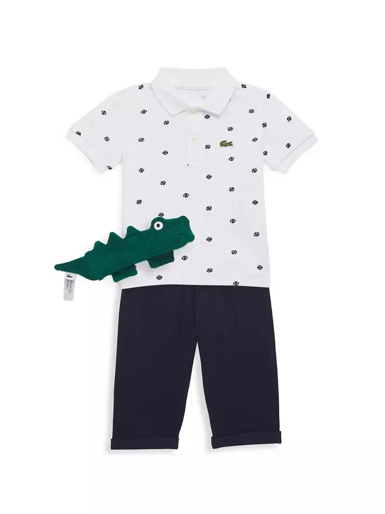 商品Lacoste|Baby Boy's Muraille One-Piece Gift Set,价格¥723,第1张图片