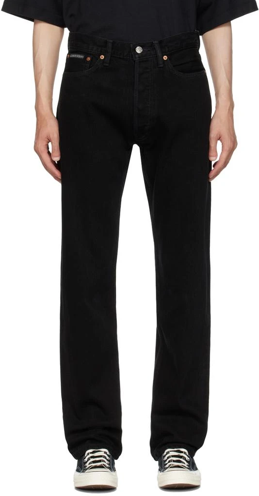 商品Calvin Klein|Black Straight Fit Jeans,价格¥707,第1张图片
