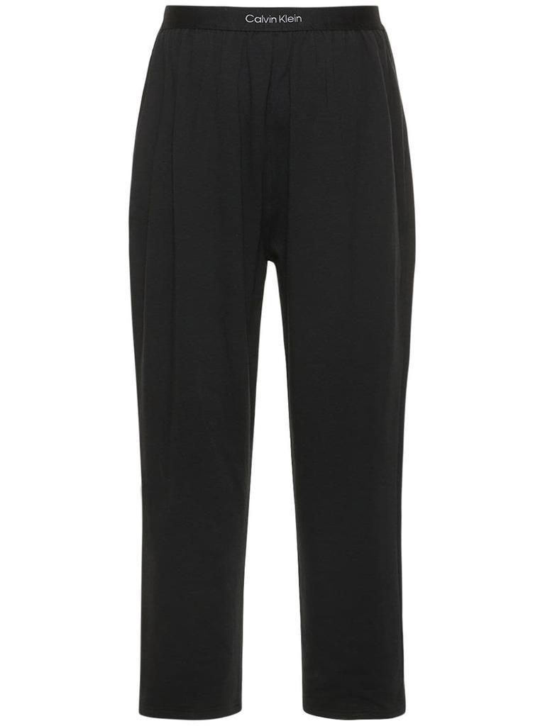 商品Calvin Klein|Logo Band Cotton Blend Sleep Pants,价格¥622,第7张图片详细描述
