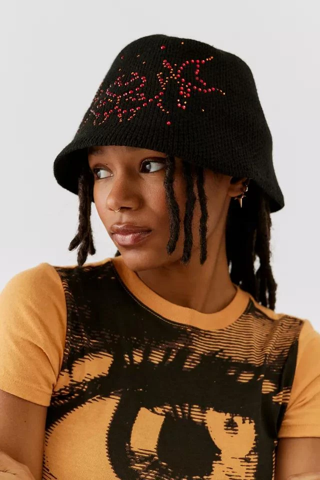 商品Urban Outfitters|Gabbi Rhinestone Bucket Hat,价格¥38,第2张图片详细描述