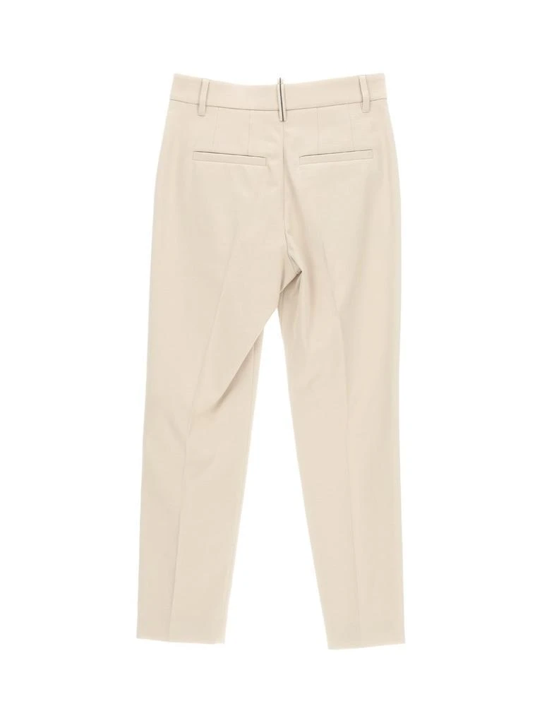 商品Brunello Cucinelli|Brunello Cucinelli Straight Leg Tailored Pants,价格¥6218,第2张图片详细描述