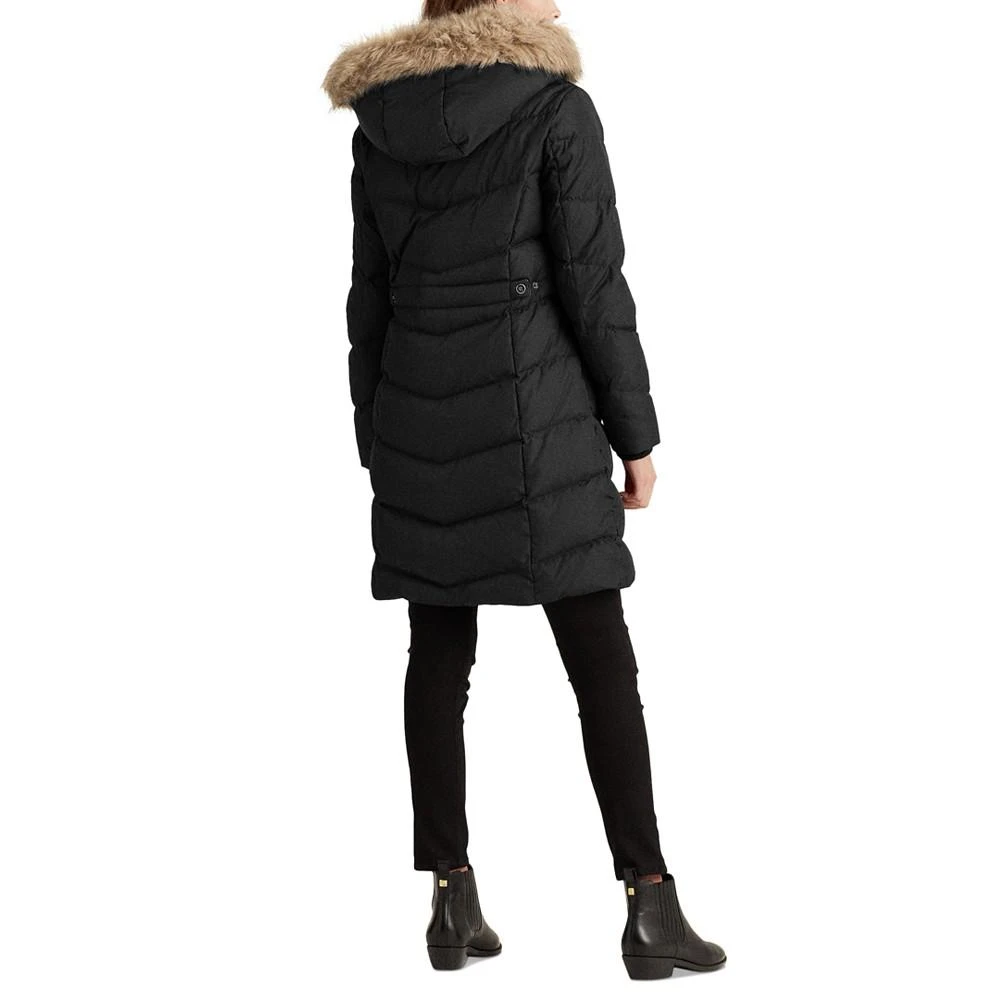 商品Ralph Lauren|Women's Faux-Fur-Trim Hooded Puffer Coat, Regular & Petite,价格¥1337,第2张图片详细描述