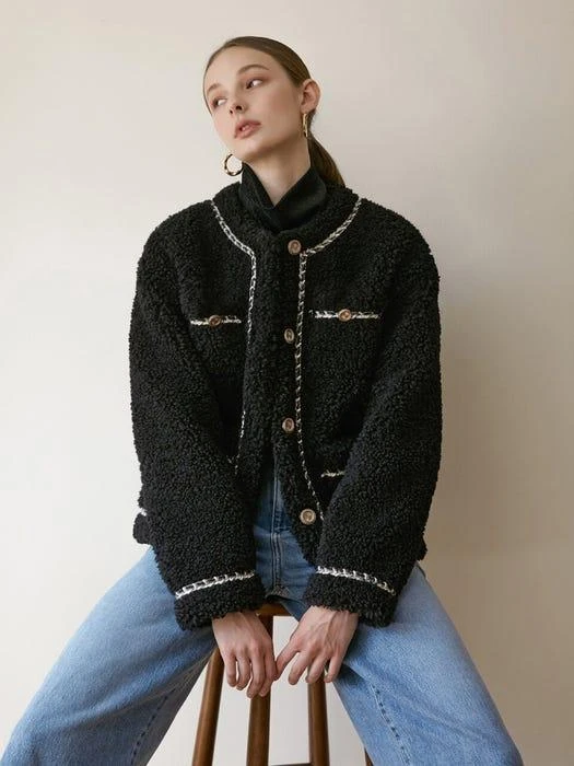 商品NAIN|Tweed Boucle Jacket,价格¥665,第5张图片详细描述