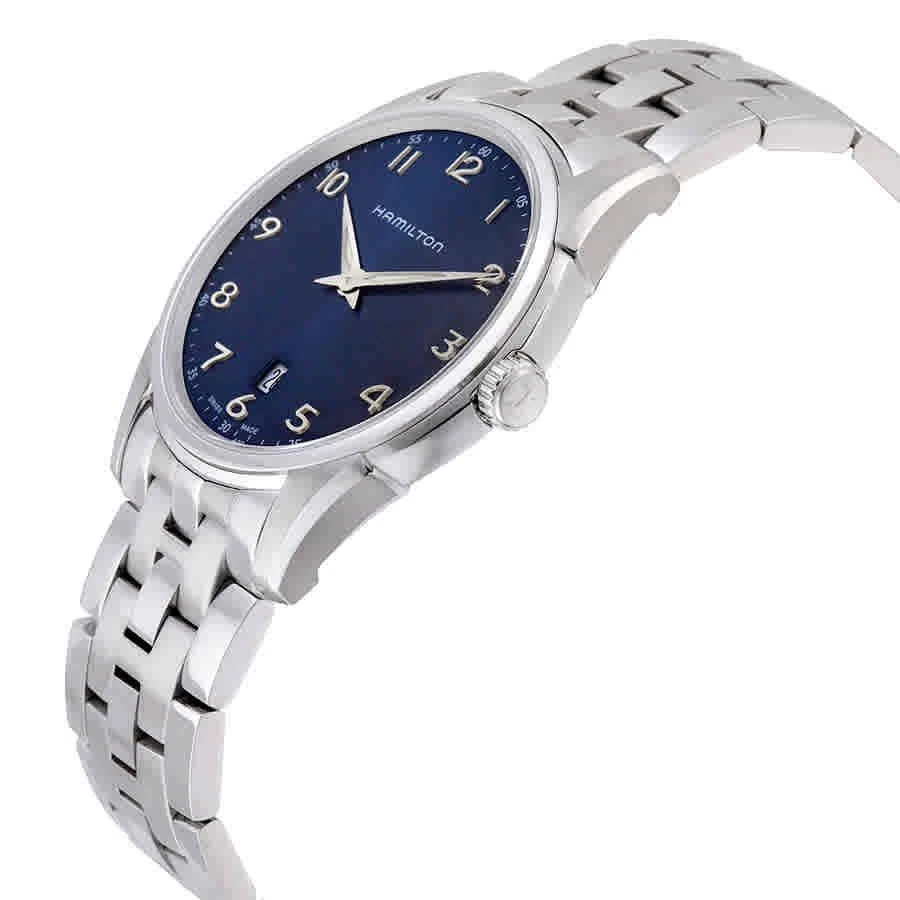 商品Hamilton|Jazzmaster Thinline Blue Dial Men's Watch H38511143,价格¥2952,第2张图片详细描述