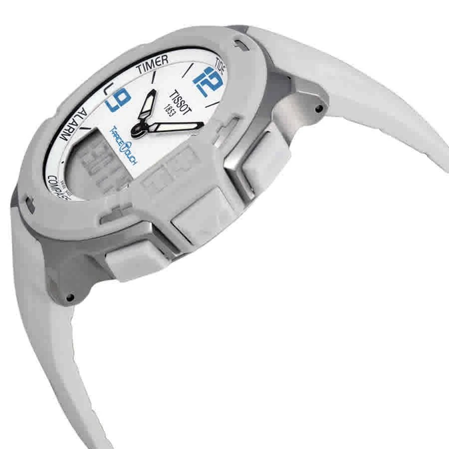 商品Tissot|T-Race Touch White Analog Digital Dial White Synthetic Strap Unisex Watch T0814201701701,价格¥1268,第2张图片详细描述