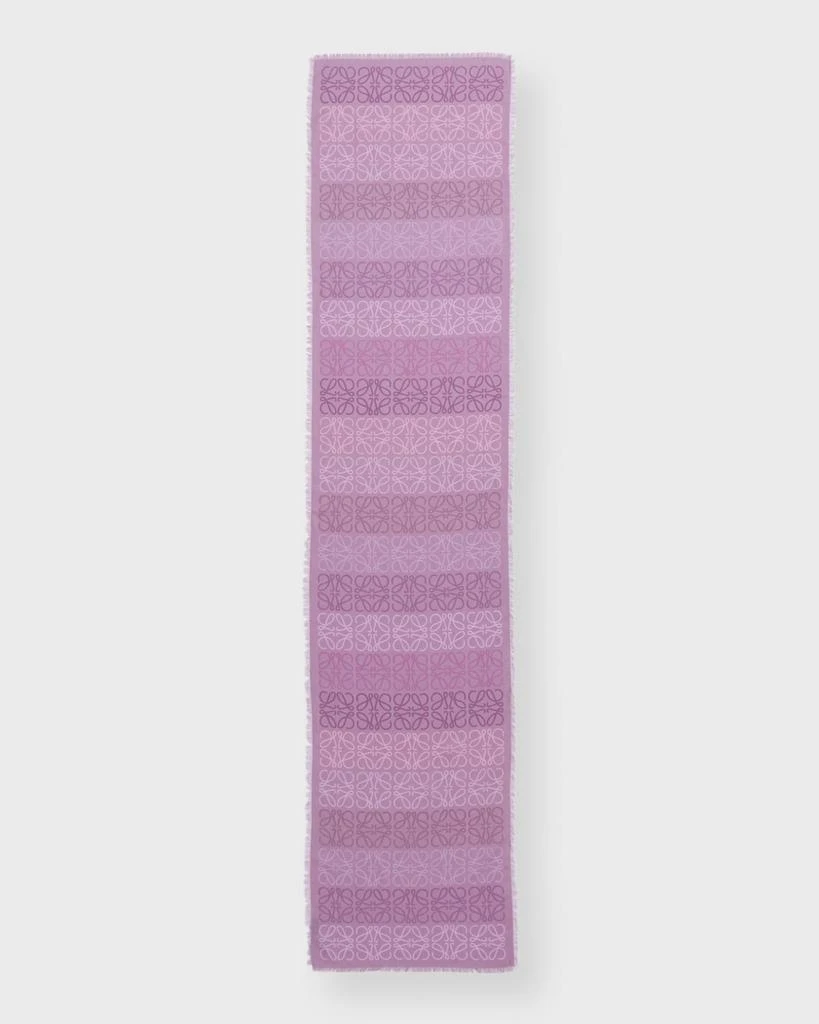 商品Loewe|Multicolor Anagram Lines Wool-Blend Scarf,价格¥3833,第2张图片详细描述