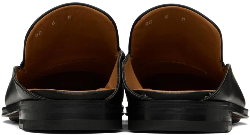 商品Salvatore Ferragamo|Black Gancini Loafers,价格¥3138,第2张图片详细描述