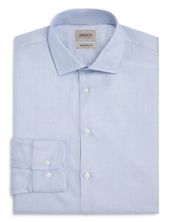 商品Armani|Vertical Stripe Classic Fit Dress Shirt,价格¥1324,第1张图片