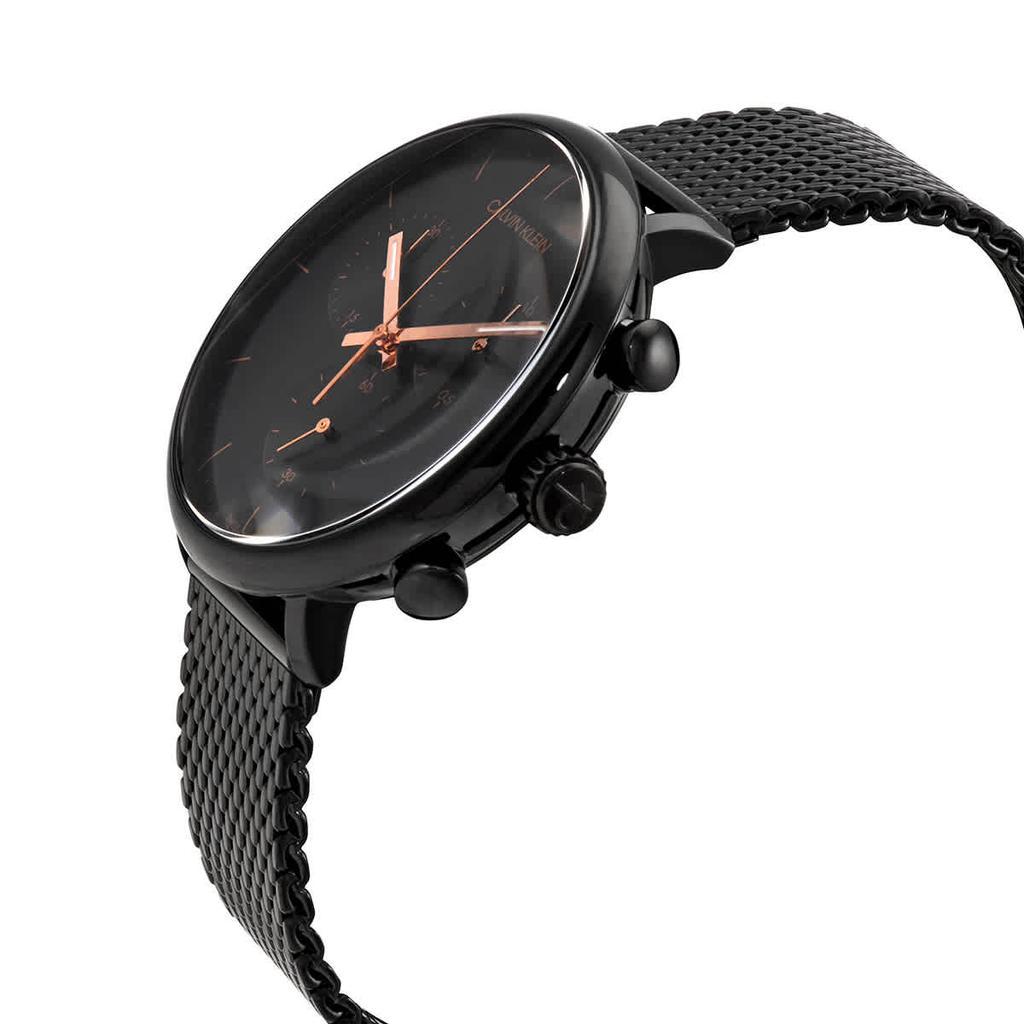 商品Calvin Klein|Calvin Klein Chronograph Quartz Black Dial Mens Watch K8M27421,价格¥521,第4张图片详细描述