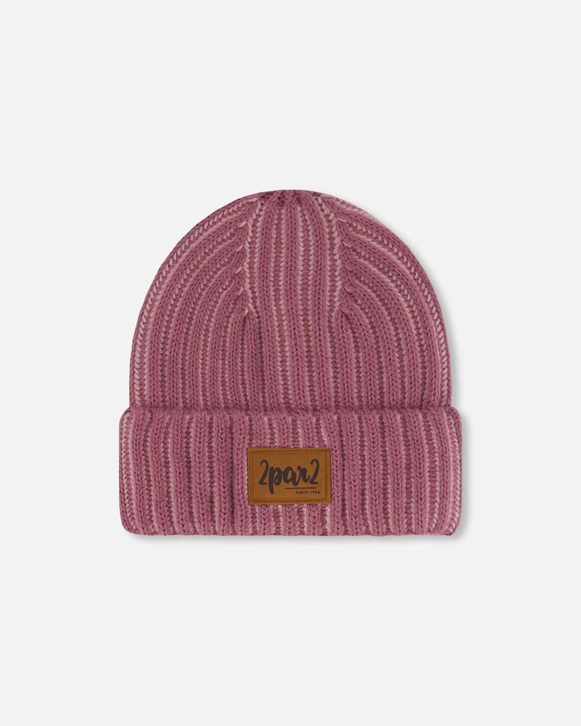 商品Deux par Deux|Solid Knit Hat Mauve,价格¥270,第1张图片