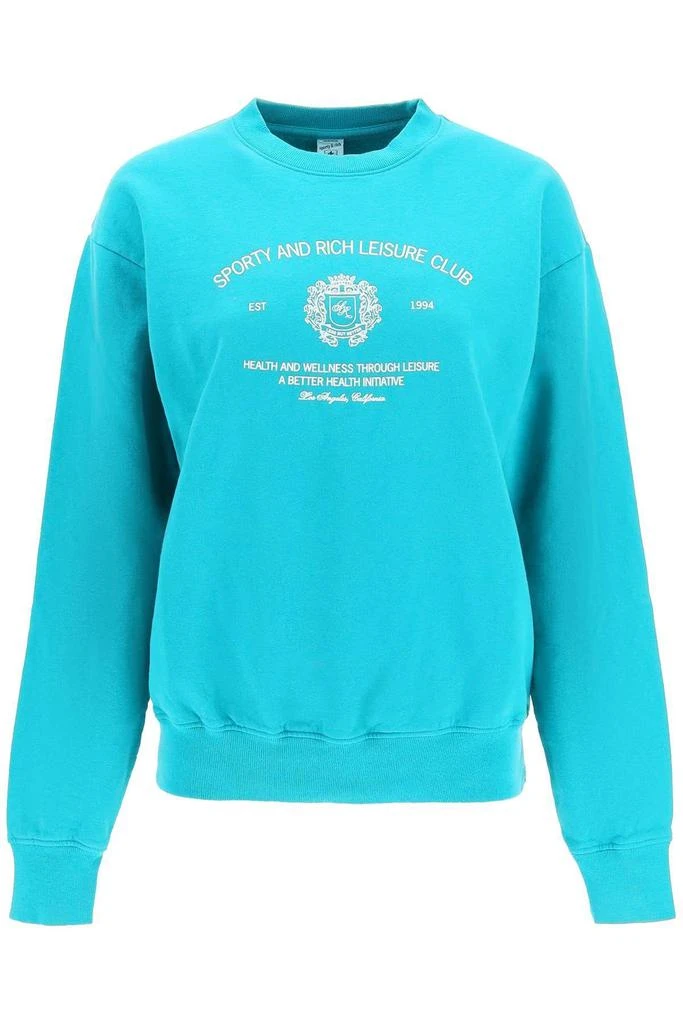 商品Sporty & Rich|'CREST' CREWNECK SWEATSHIRT,价格¥424,第1张图片