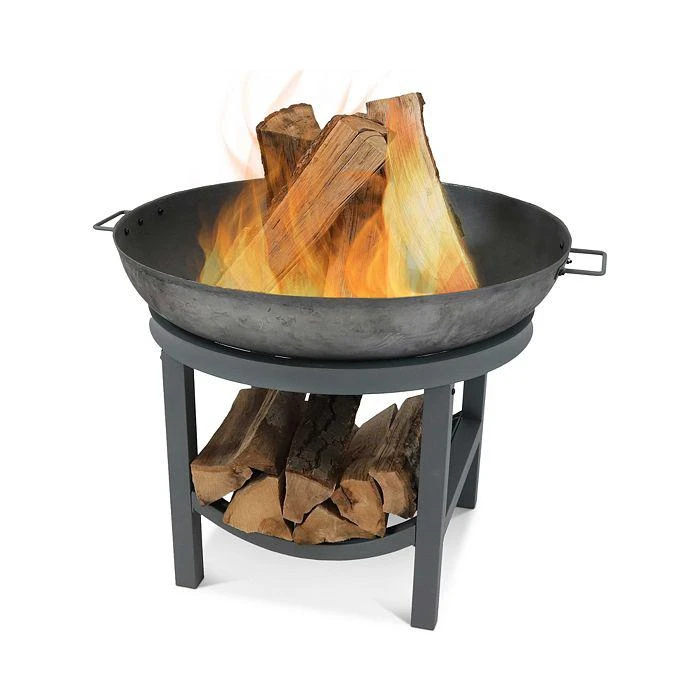 商品Sunnydaze Decor|Cast Iron Fire Pit with Log Rack,价格¥1334,第1张图片