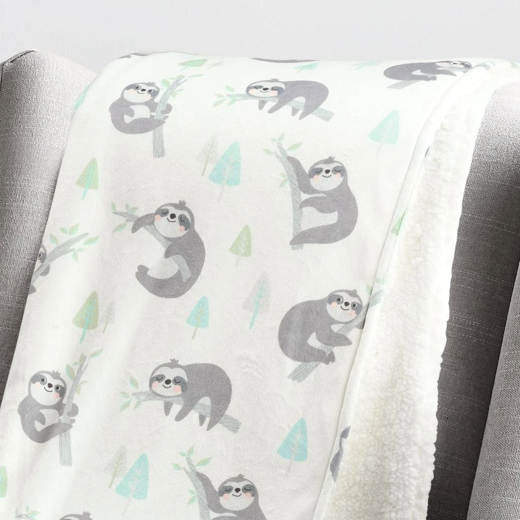 商品Lush Decor|Hygge Sloth Soft Sherpa Baby Blanket,价格¥191,第4张图片详细描述