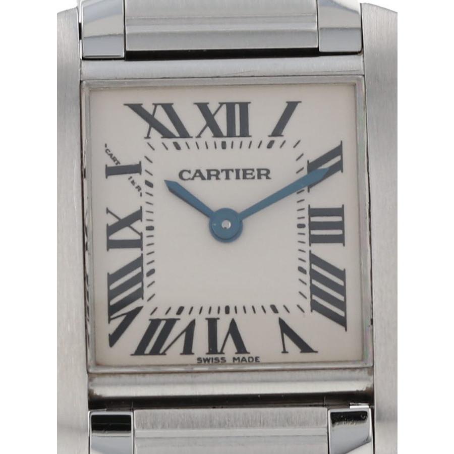 Pre-owned Cartier Tank Francaise Quartz White Dial Ladies Watch 2384商品第2张图片规格展示