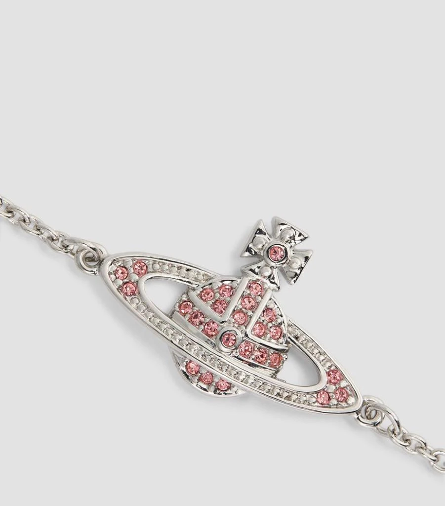 商品Vivienne Westwood|Crystal-Embellished Mini Bas Relief Chain Bracelet,价格¥753,第3张图片详细描述