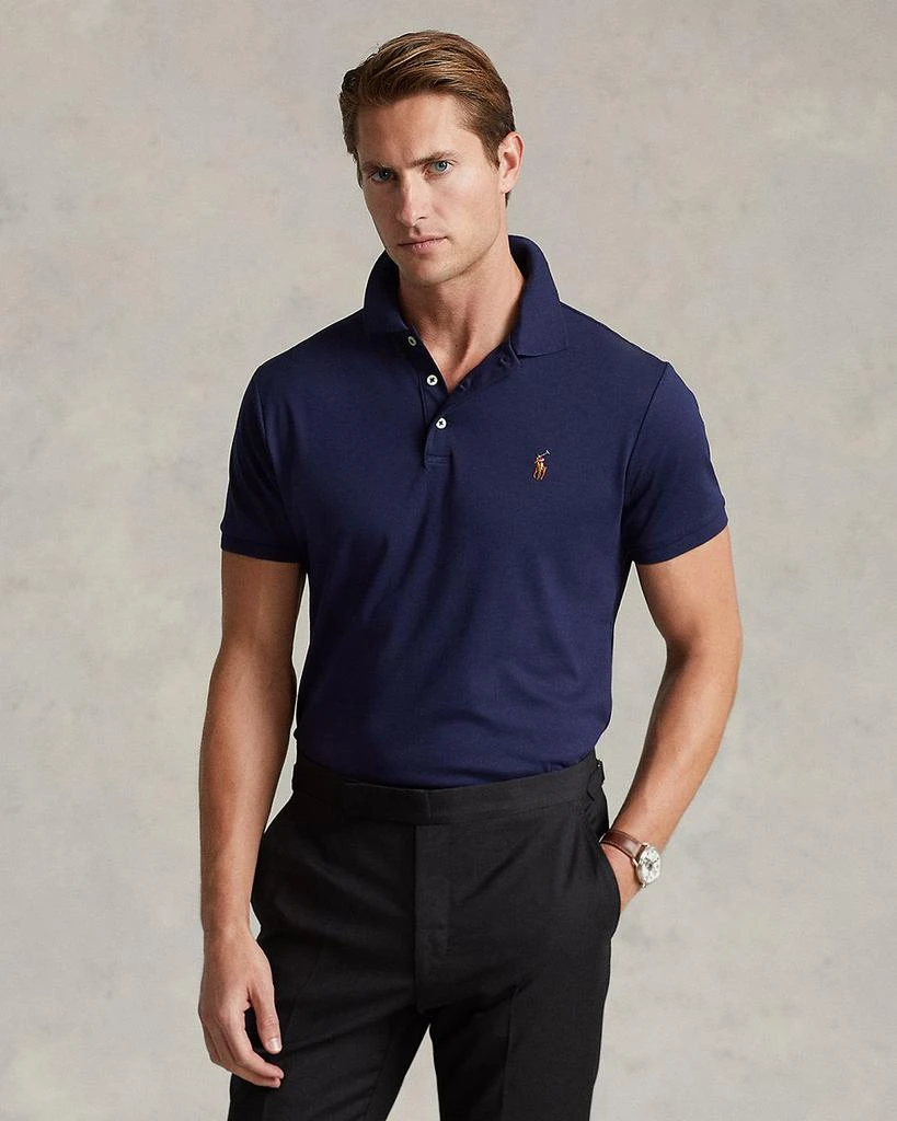 商品Ralph Lauren|Classic Fit Soft Cotton Polo Shirt,价格¥600-¥825,第2张图片详细描述