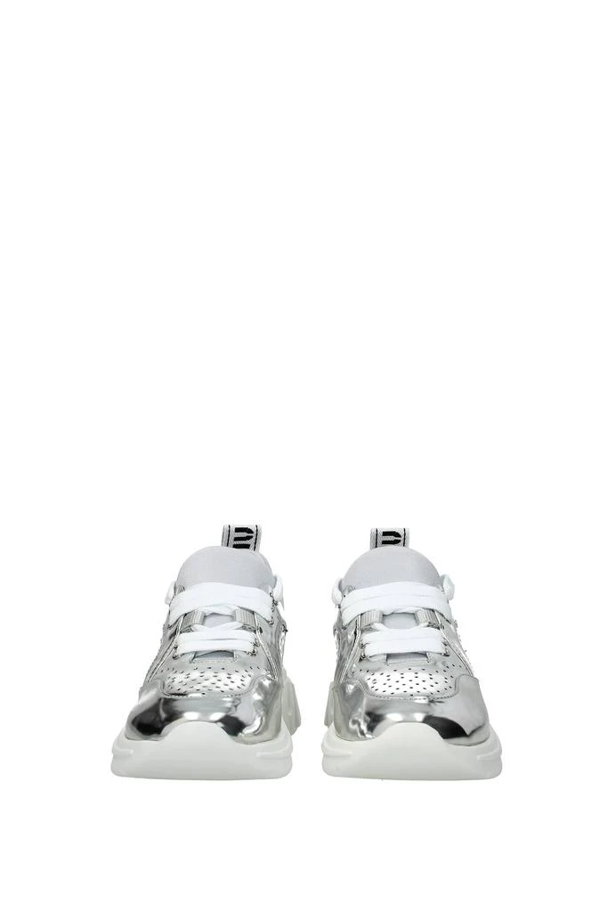 商品Miu Miu|Sneakers Leather Silver,价格¥2066,第3张图片详细描述