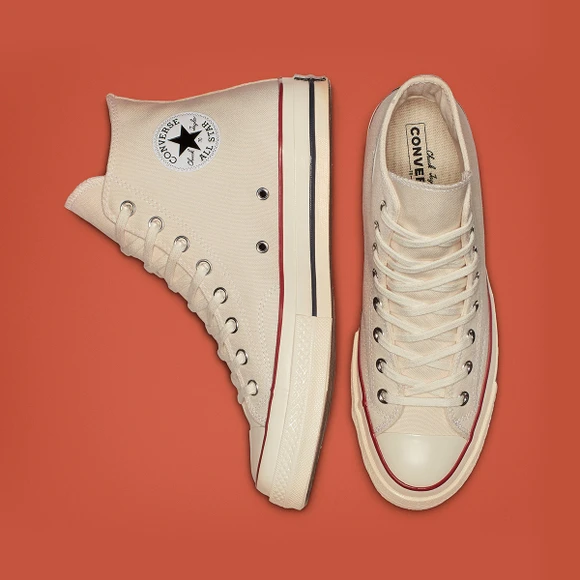 商品Converse|【Brilliant|包邮包税】匡威 Chuck Taylor All Star 70 HI  运动鞋 帆布鞋  162053C Parchment,价格¥716,第1张图片