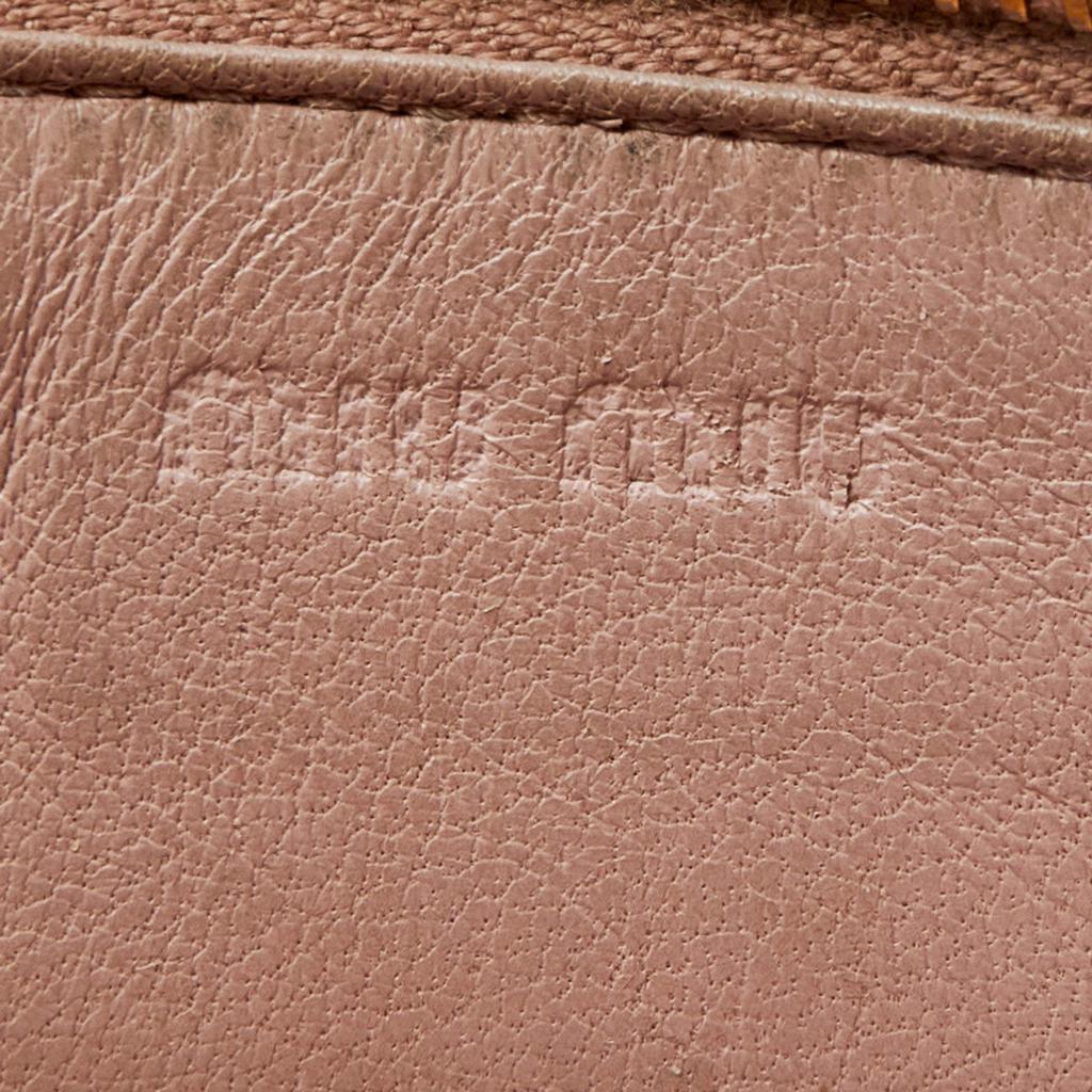 Miu Miu Beige Leather Zip Card Holder商品第6张图片规格展示