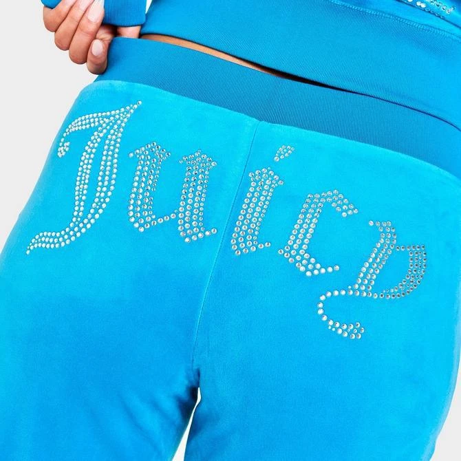 Women's Juicy Couture OG Big Bling Velour Track Pants 商品