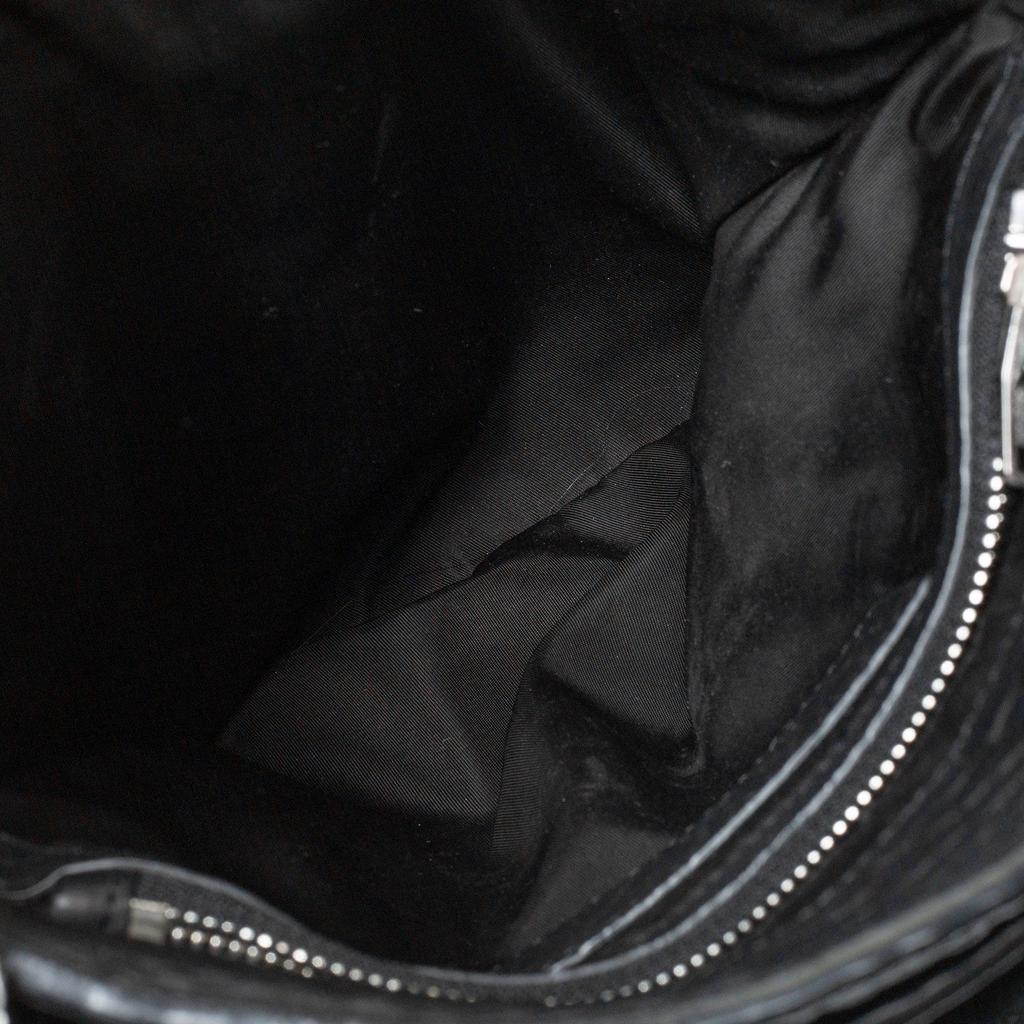Alexander Wang Black Textured Leather Diego Bucket Bag商品第9张图片规格展示