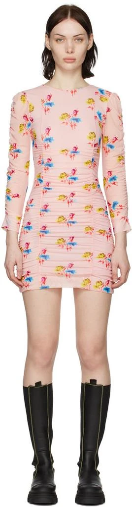 商品Ganni|Pink Nylon Mini Dress,价格¥638,第1张图片
