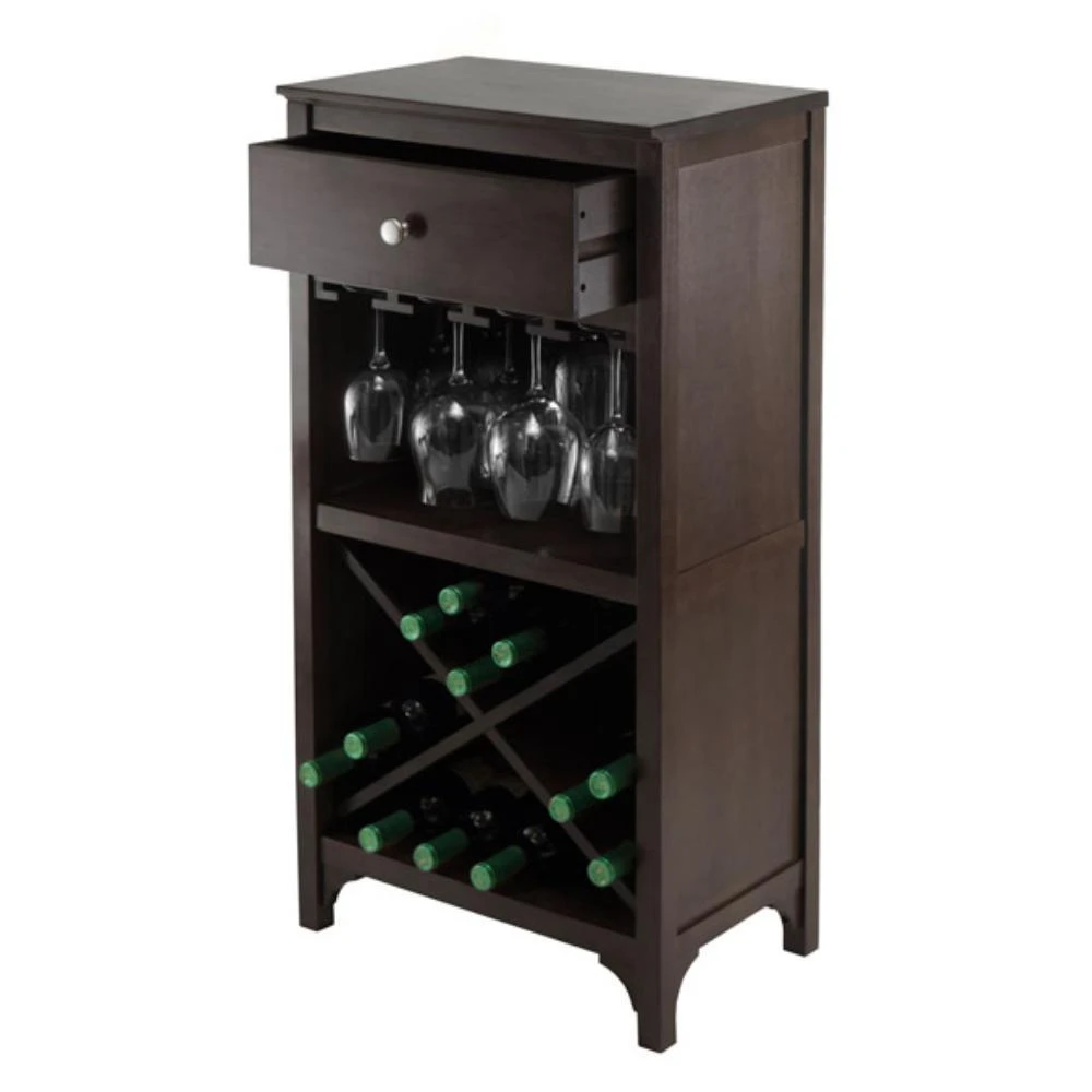 商品Hivvago|Wine Cabinet Espresso,价格¥1904,第3张图片详细描述