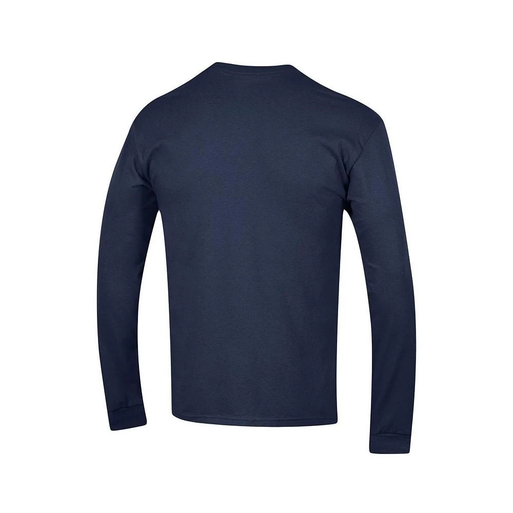商品CHAMPION|Men's Navy Syracuse Orange High Motor Long Sleeve T-shirt,价格¥236,第3张图片详细描述