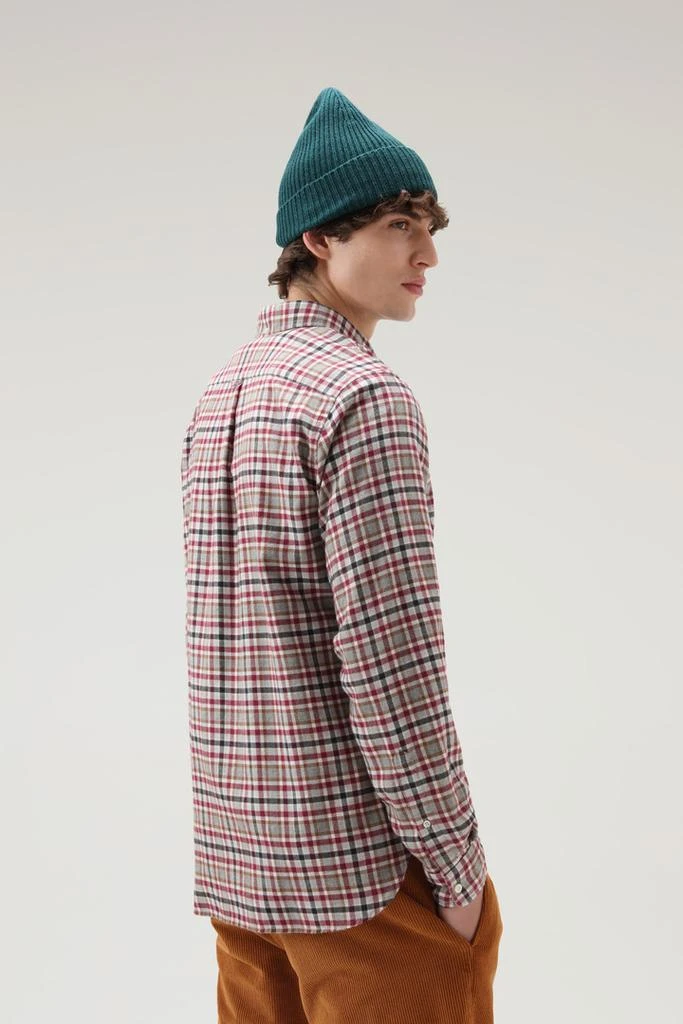 商品Woolrich|Checked Shirt in Wool Blend Flannel,价格¥1056,第3张图片详细描述