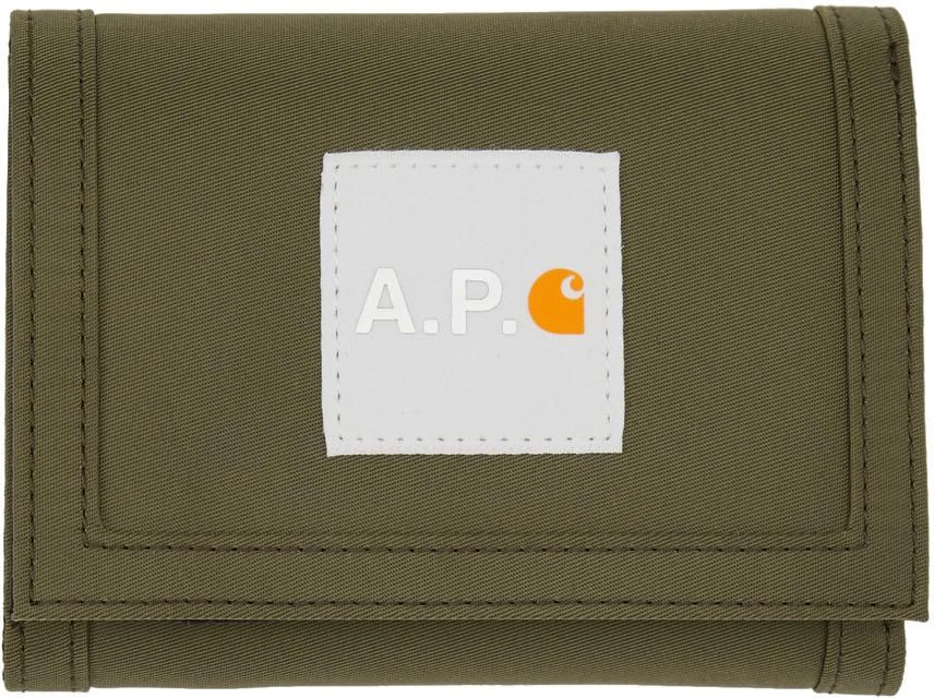 商品A.P.C.|Khaki Carhartt WIP Edition Wallet,价格¥692,第1张图片