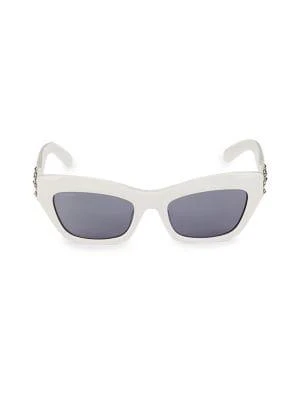 商品Swarovski|55MM Rectangle Swarovski Crystal Sunglasses,价格¥450,第1张图片
