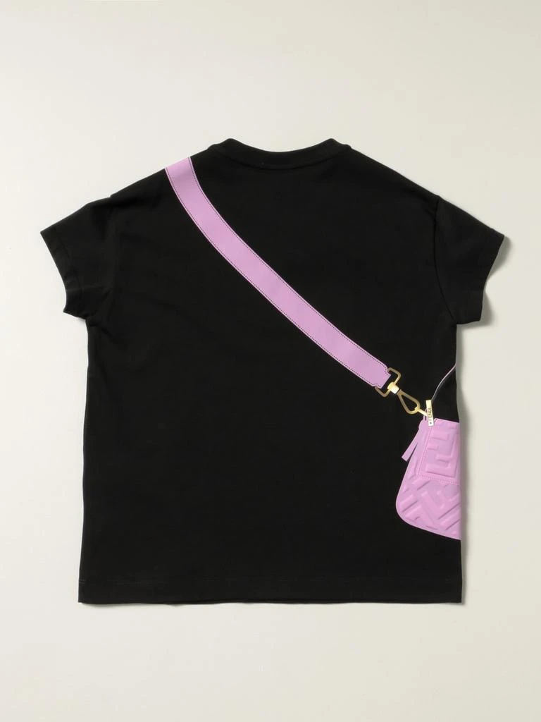 商品Fendi|Fendi cotton T-shirt with Baguette Fendi print,价格¥2591,第2张图片详细描述